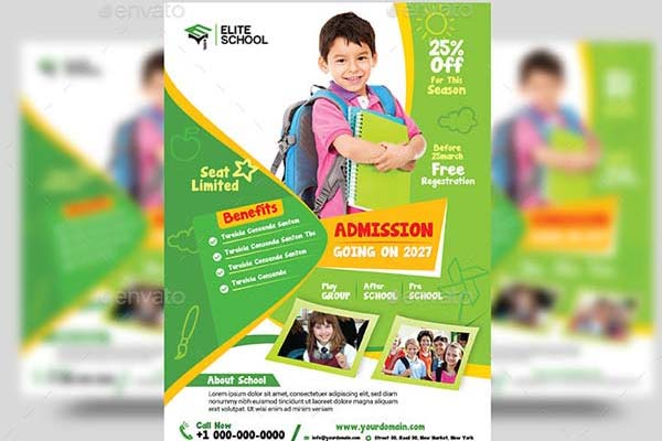 Junior School Flyer Templates – Free & Premium PSD, Ai, Word ( Doc ), InDesign, Vector, EPS, PNG, PDF, TIFF Formats Download